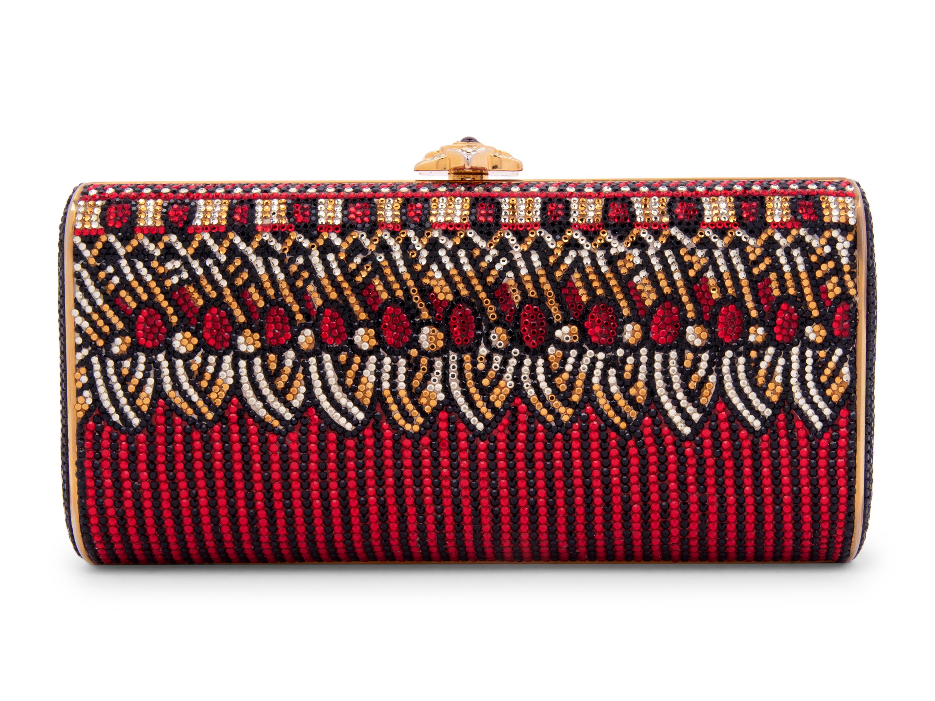 Judith Leiber Geometric Patterned Minaudière