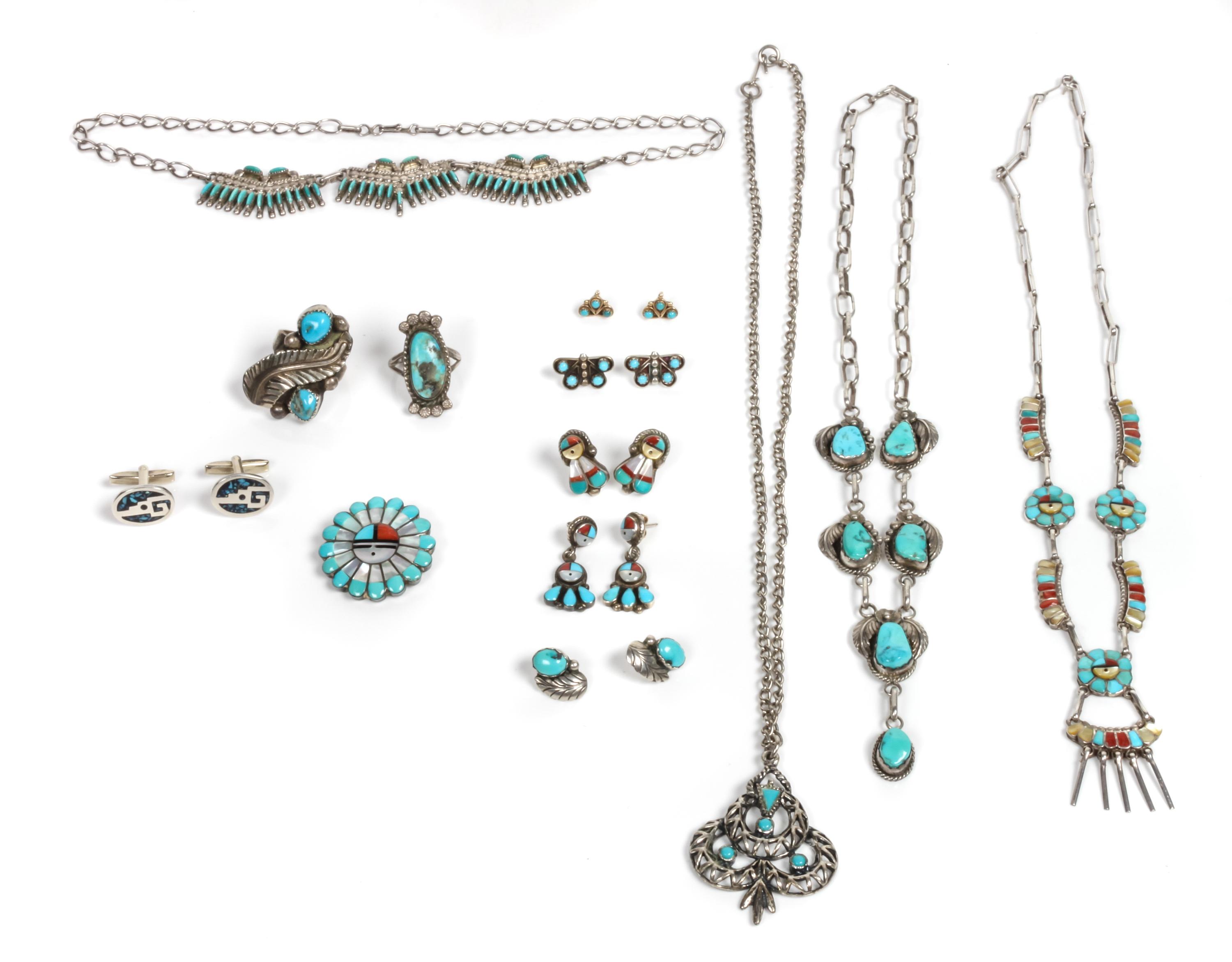 Collection of Southwestern Jewelry