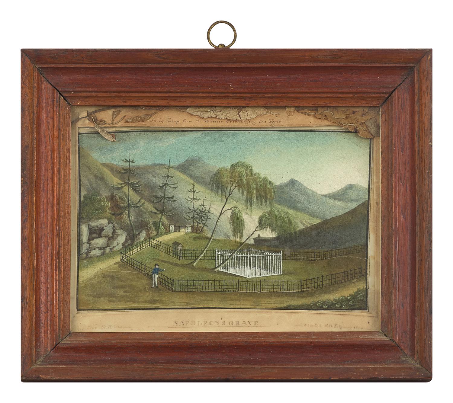Two Views of the Island of St. Helena and A Theorem of Napoleon, 19th Century