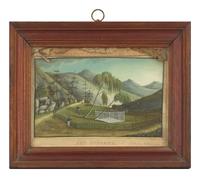 Two Views of the Island of St. Helena and A Theorem of Napoleon, 19th Century