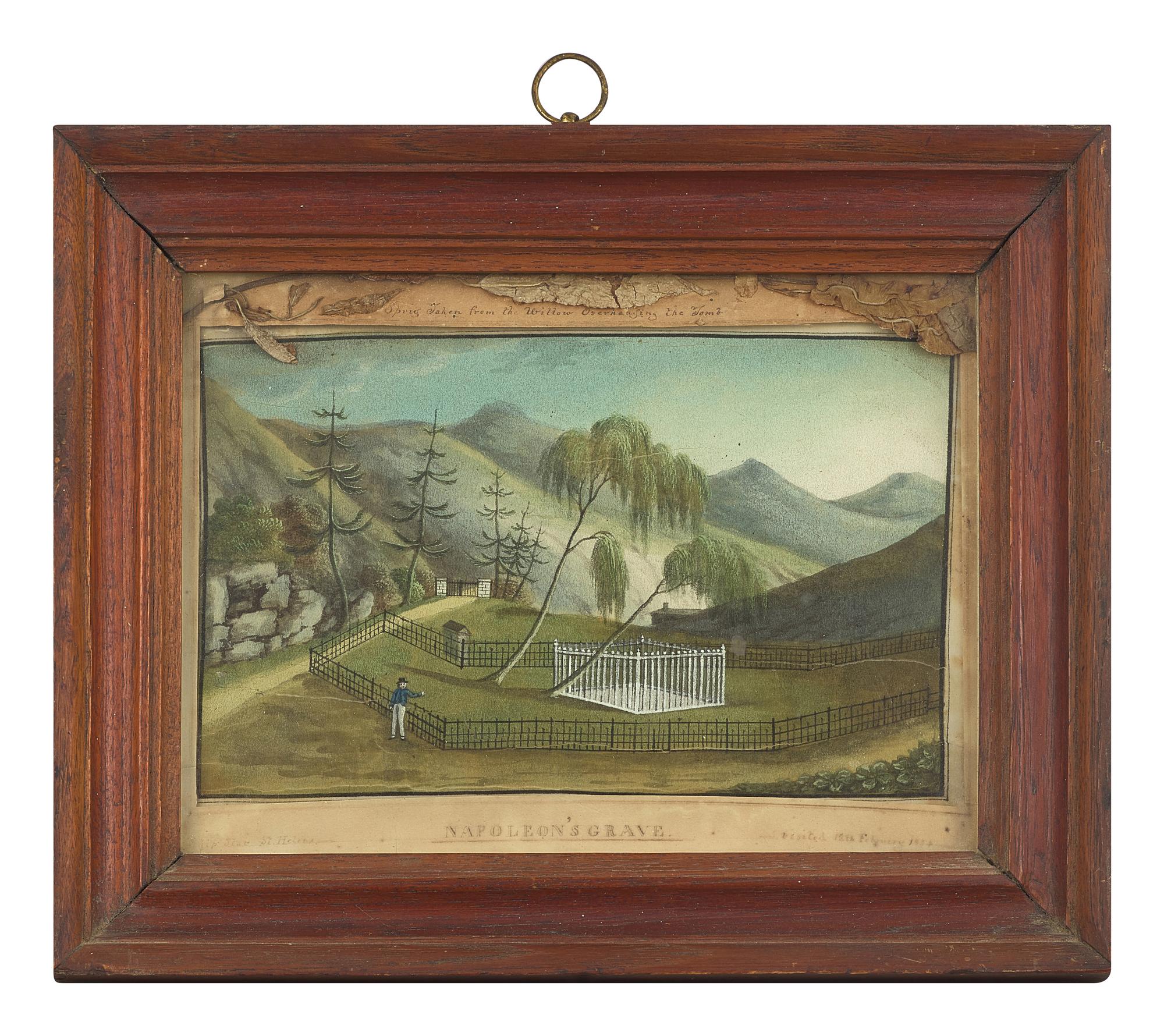 Two Views of the Island of St. Helena and A Theorem of Napoleon, 19th Century