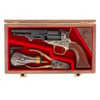 Cased Replica Colt Pocket Percussion Revolver with Accessories