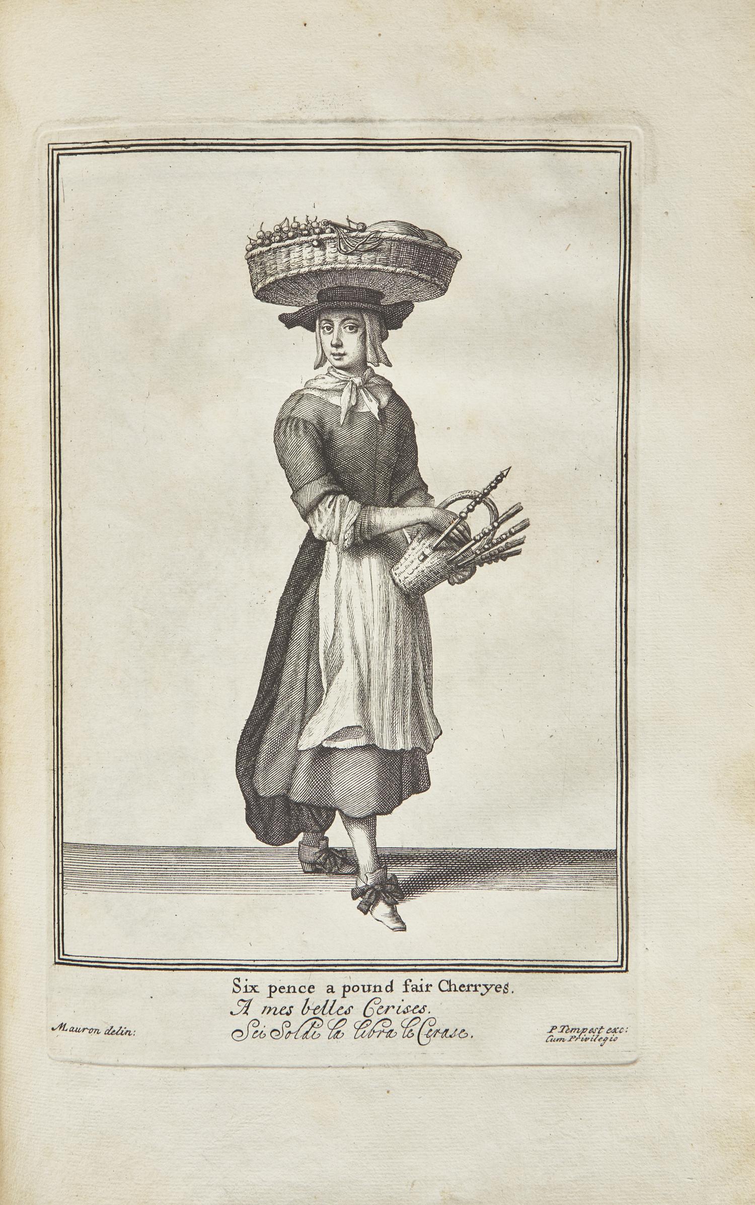 [Cries of London] (Laroon, Marcellus). The Cryes of the City of London Drawne after the Life...