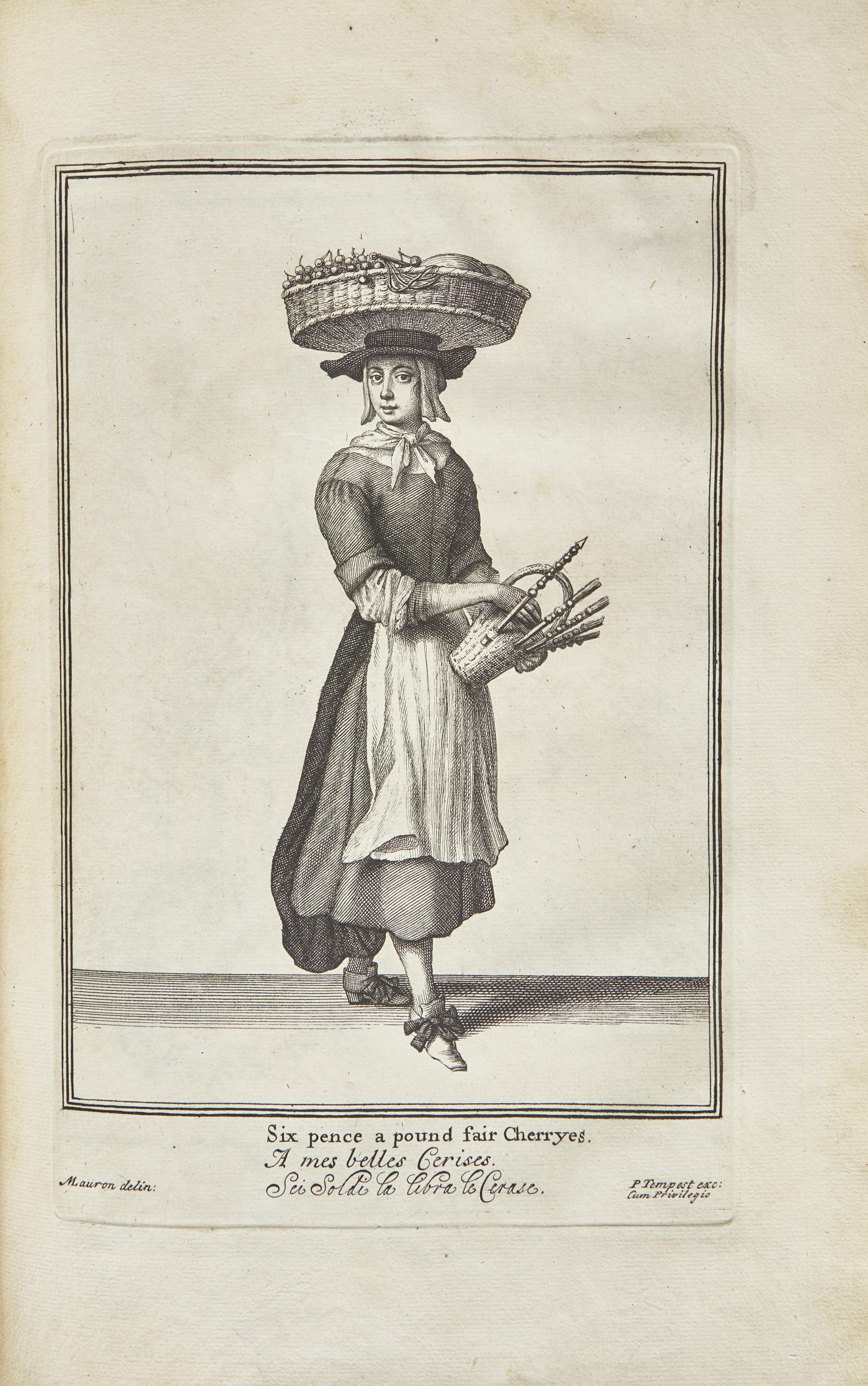 [Cries of London] (Laroon, Marcellus). The Cryes of the City of London Drawne after the Life...