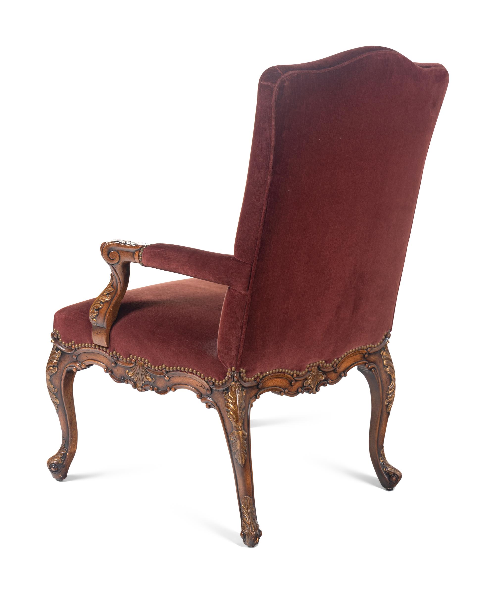 A Régence Style Walnut Armchair