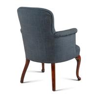 A Queen Anne Style Mahogany Armchair