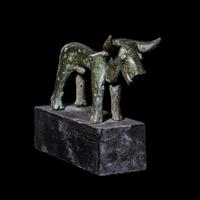 A Geometric Bronze Bull
