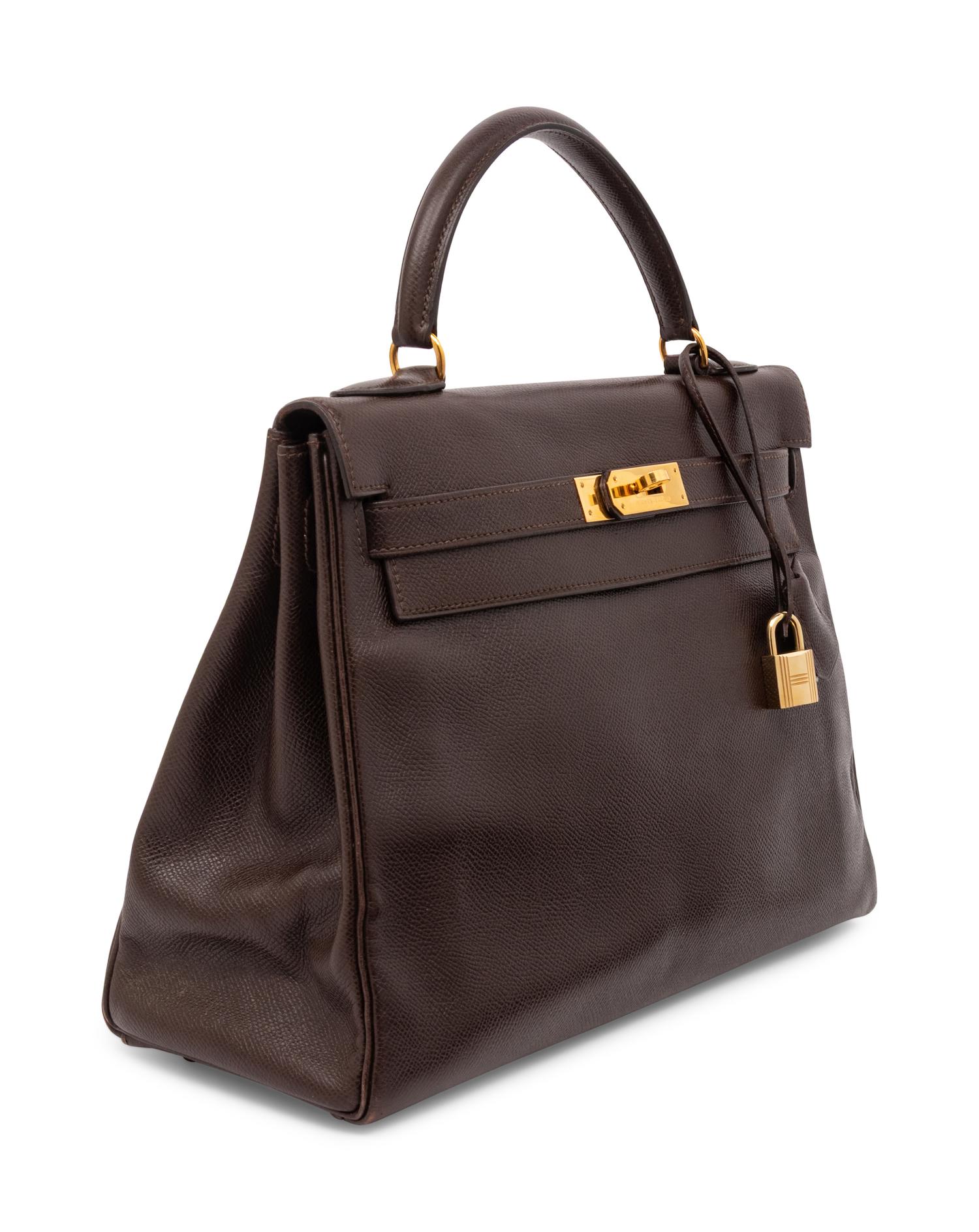 Hermès, Dark Brown Kelly 32
