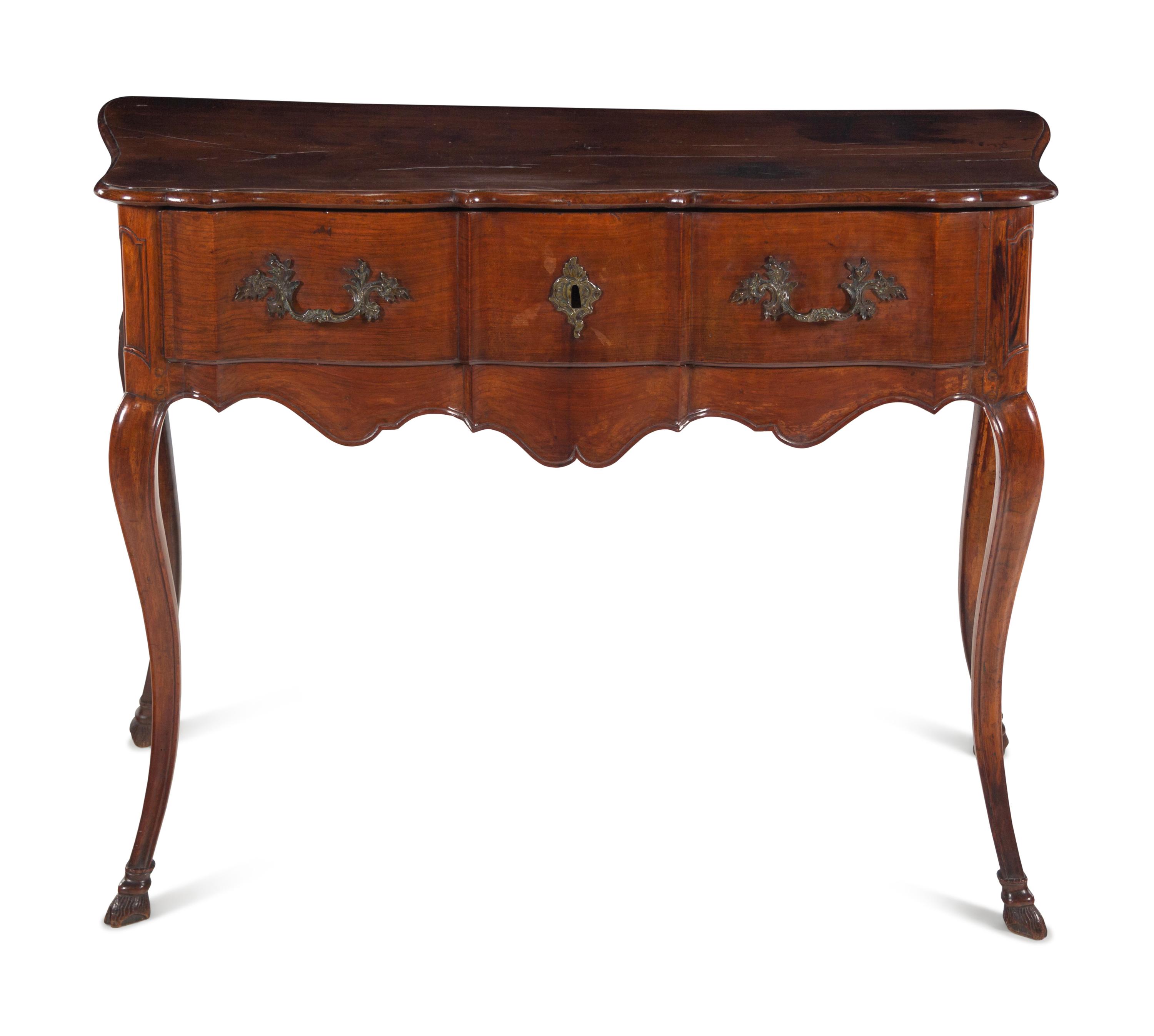 A Dutch Mahogany Pier Table