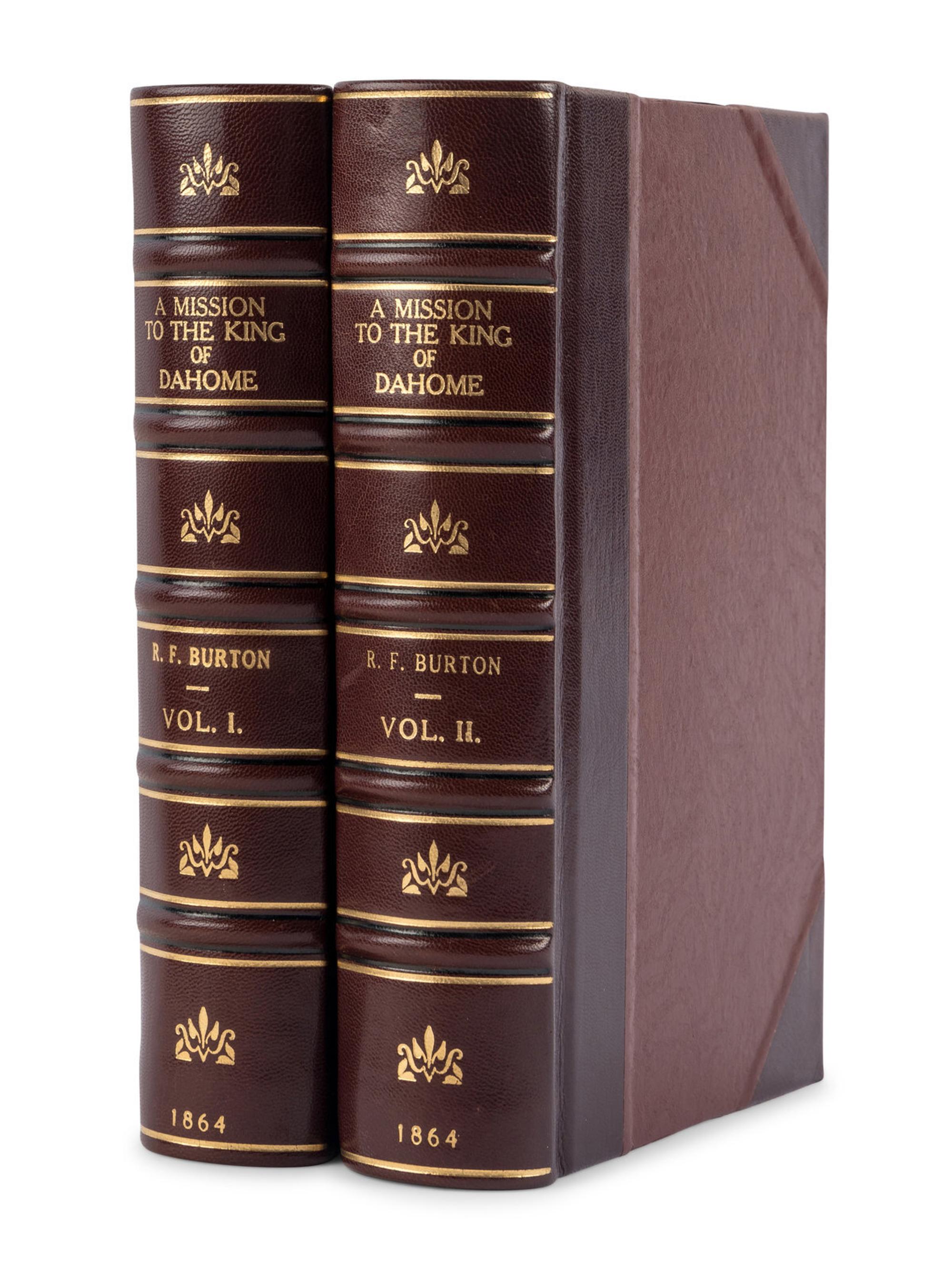 [TRAVEL & EXPLORATION]. BURTON, Richard Francis, Sir (1821-1890). A Mission to Gelele, King of Dahome . London: Tinsley Brothers, 1864.
