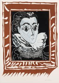 La Dame à la Collerette (Portrait de Jacqueline à la fraise) , 1963