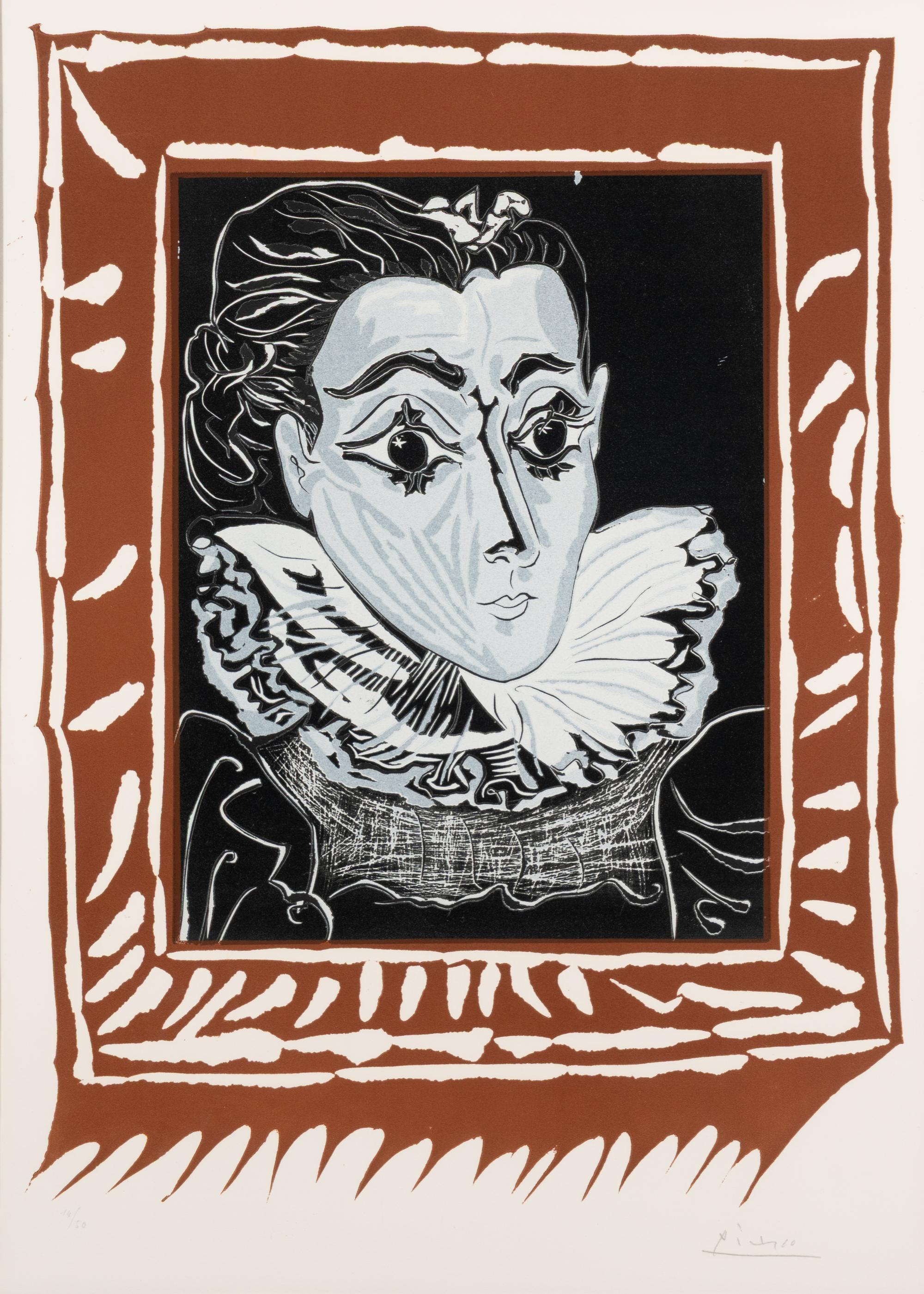 La Dame à la Collerette (Portrait de Jacqueline à la fraise) , 1963