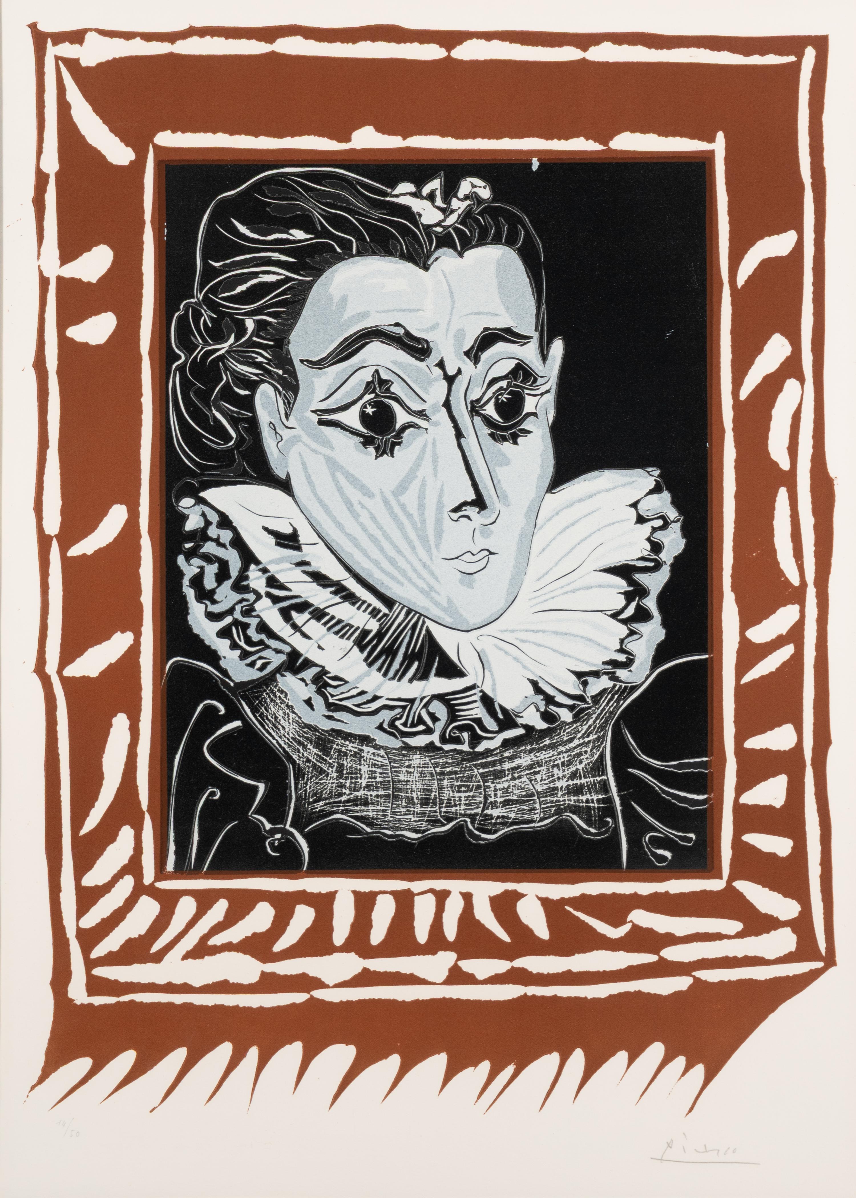 La Dame à la Collerette (Portrait de Jacqueline à la fraise) , 1963