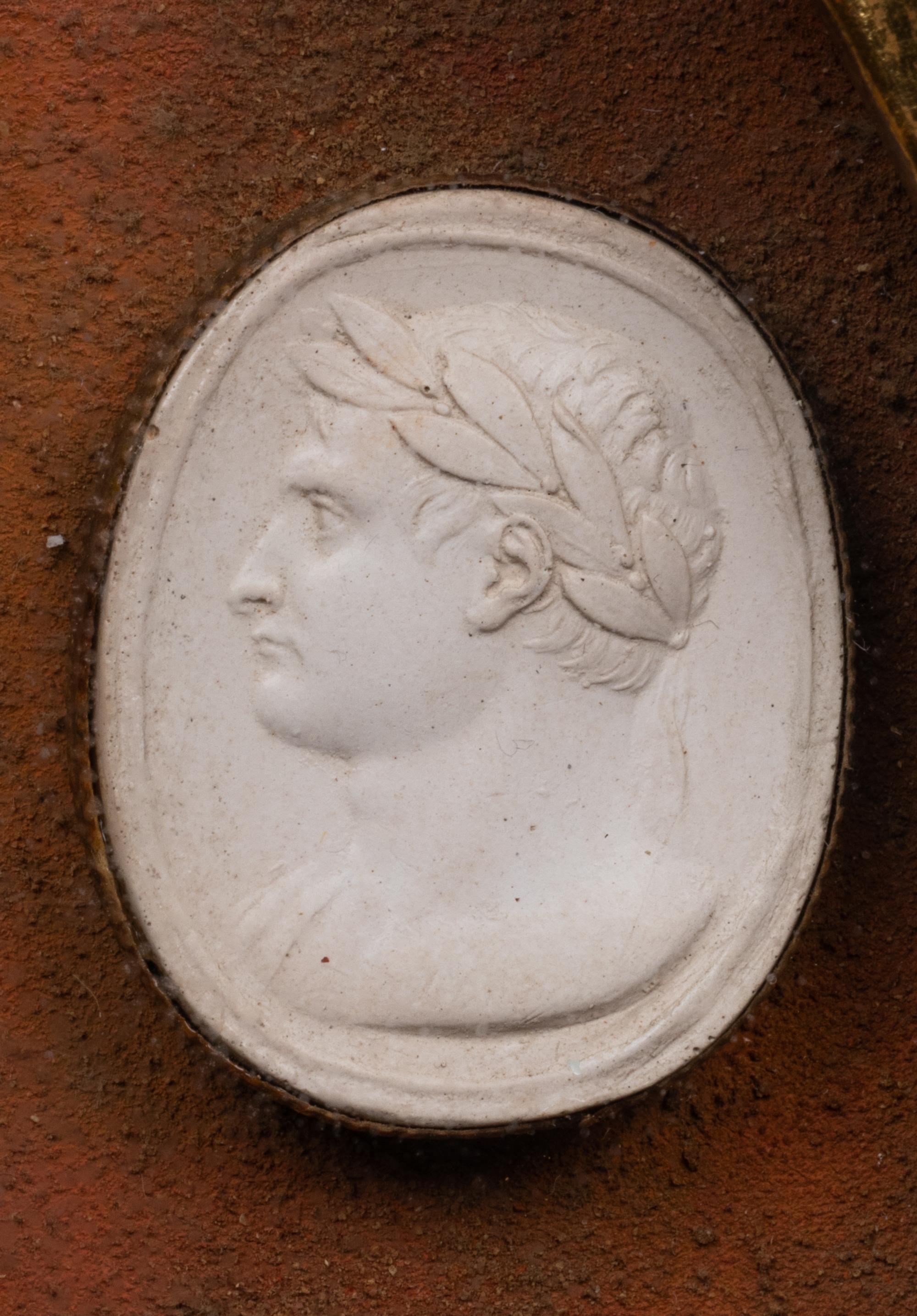 A Group of Six Grand Tour Plaster Intaglios