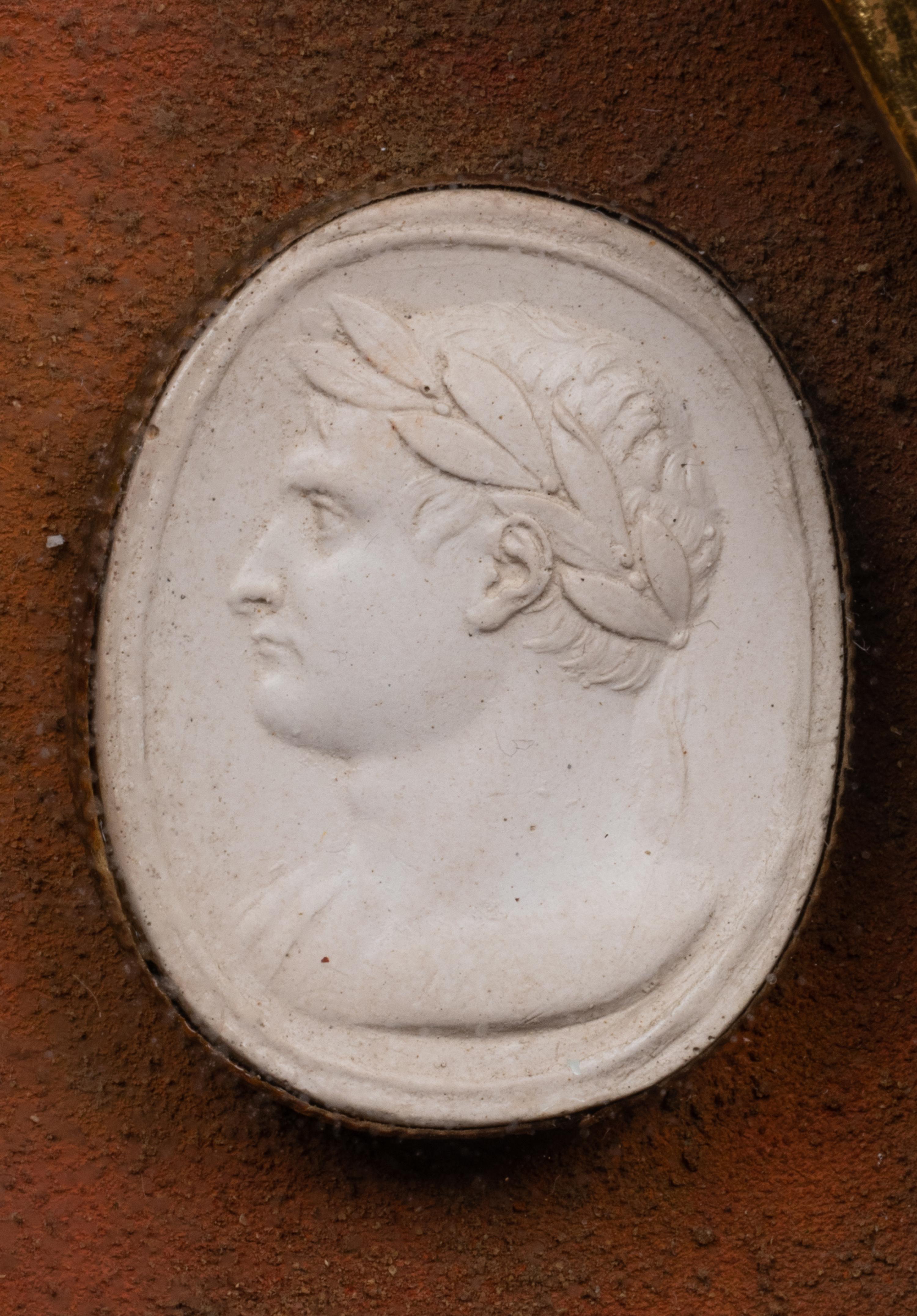 A Group of Six Grand Tour Plaster Intaglios