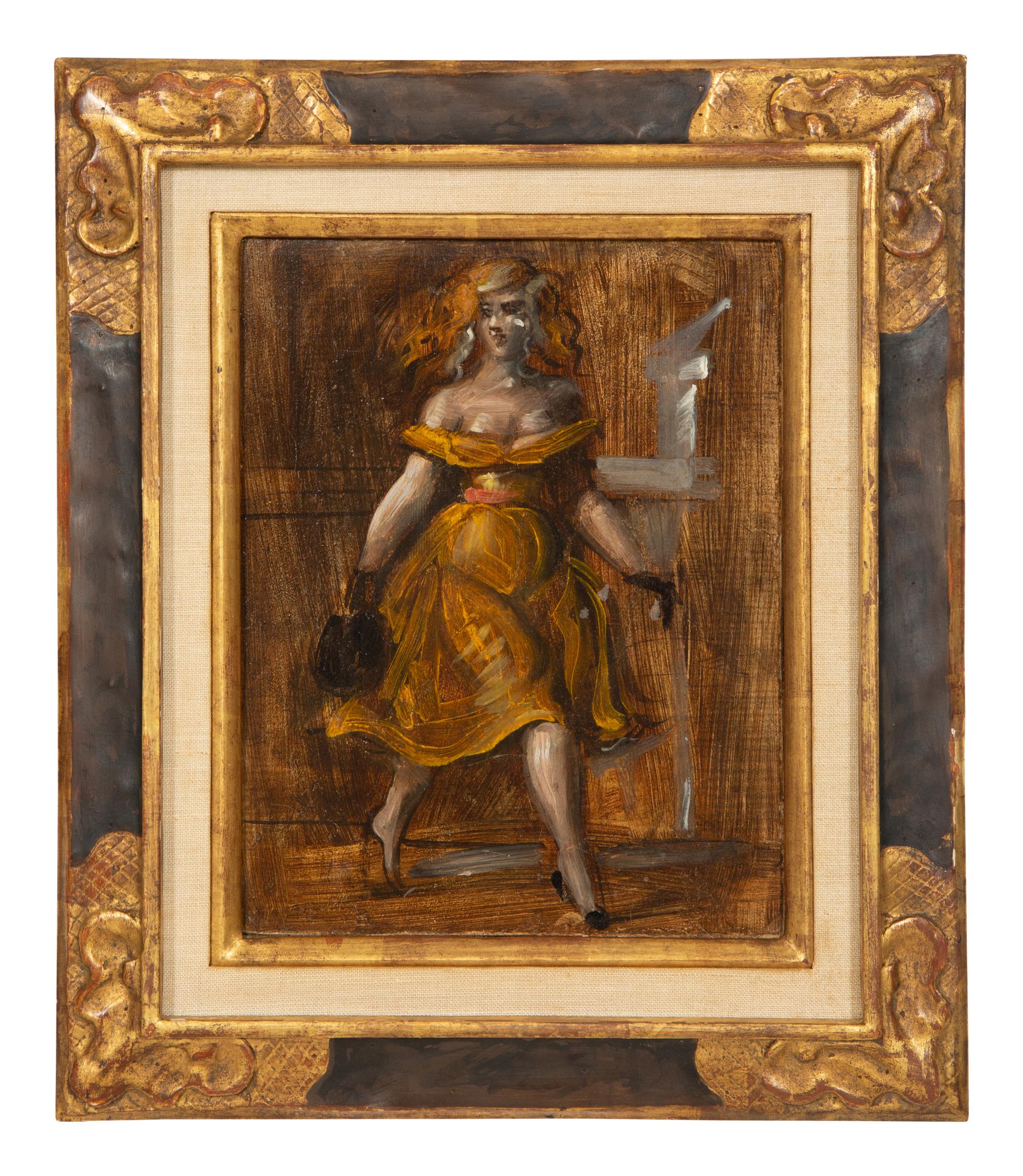 Woman in Yellow Dress