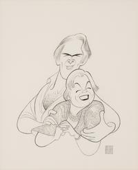Al Hirschfeld (American, 1903–2003) — Martin Richards and Mary Lea Johnson