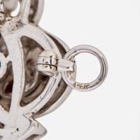 An 18K Yellow Gold and Diamond Brooch