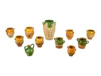 A Group of Eleven Ceramic Jardinières