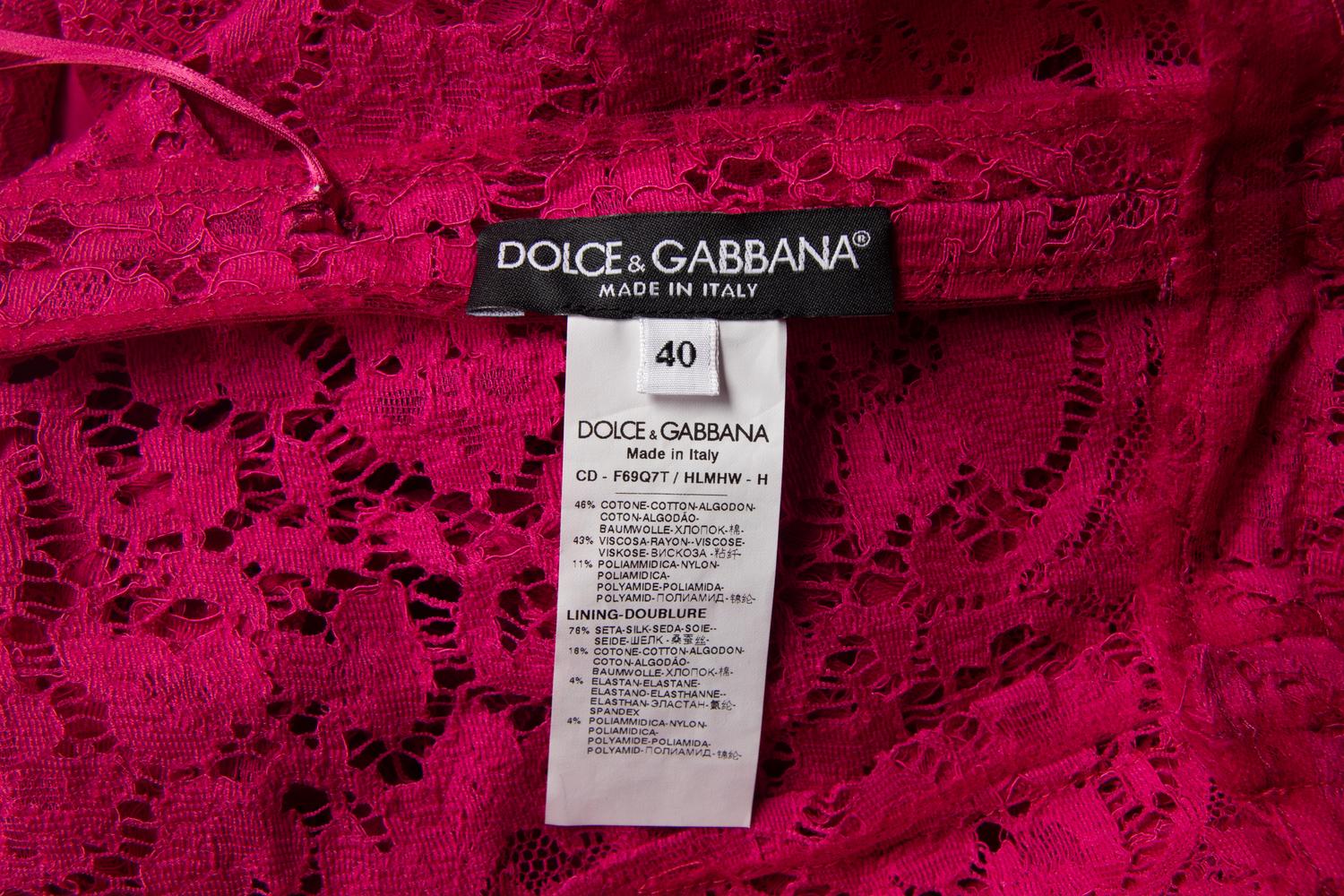Dolce & Gabbana Lace Dress