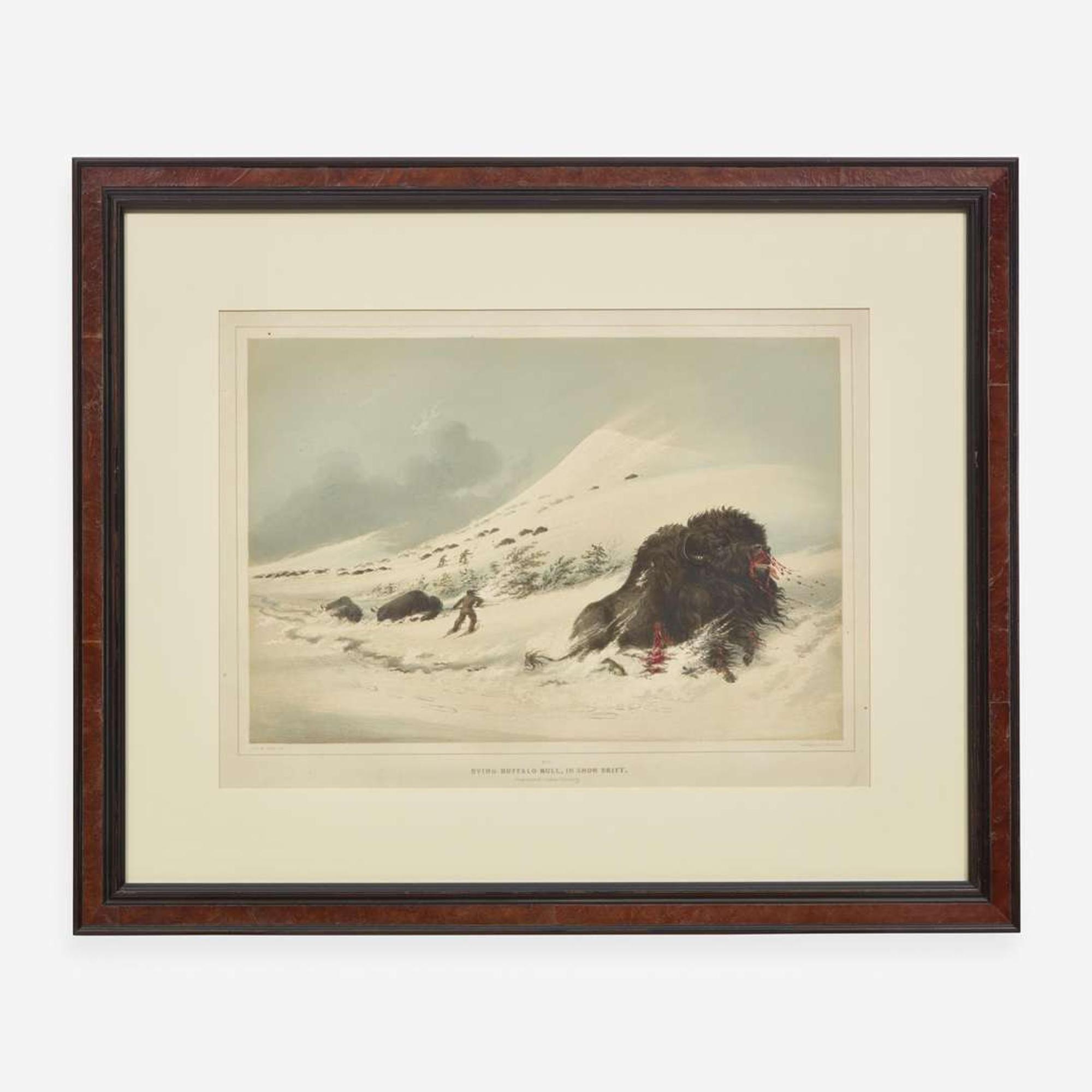 George Catlin (American, 1796-1872) Catlin's North American Indian Portfolio: Hunting Scenes and Amusements of the Rocky Mountains and Prairies of America