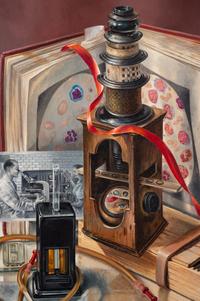 Untitled (Still Life with Microscope and Medical Equipment)