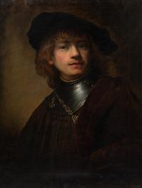 After Rembrandt Van Rijn, (19th Century), Self Portrait