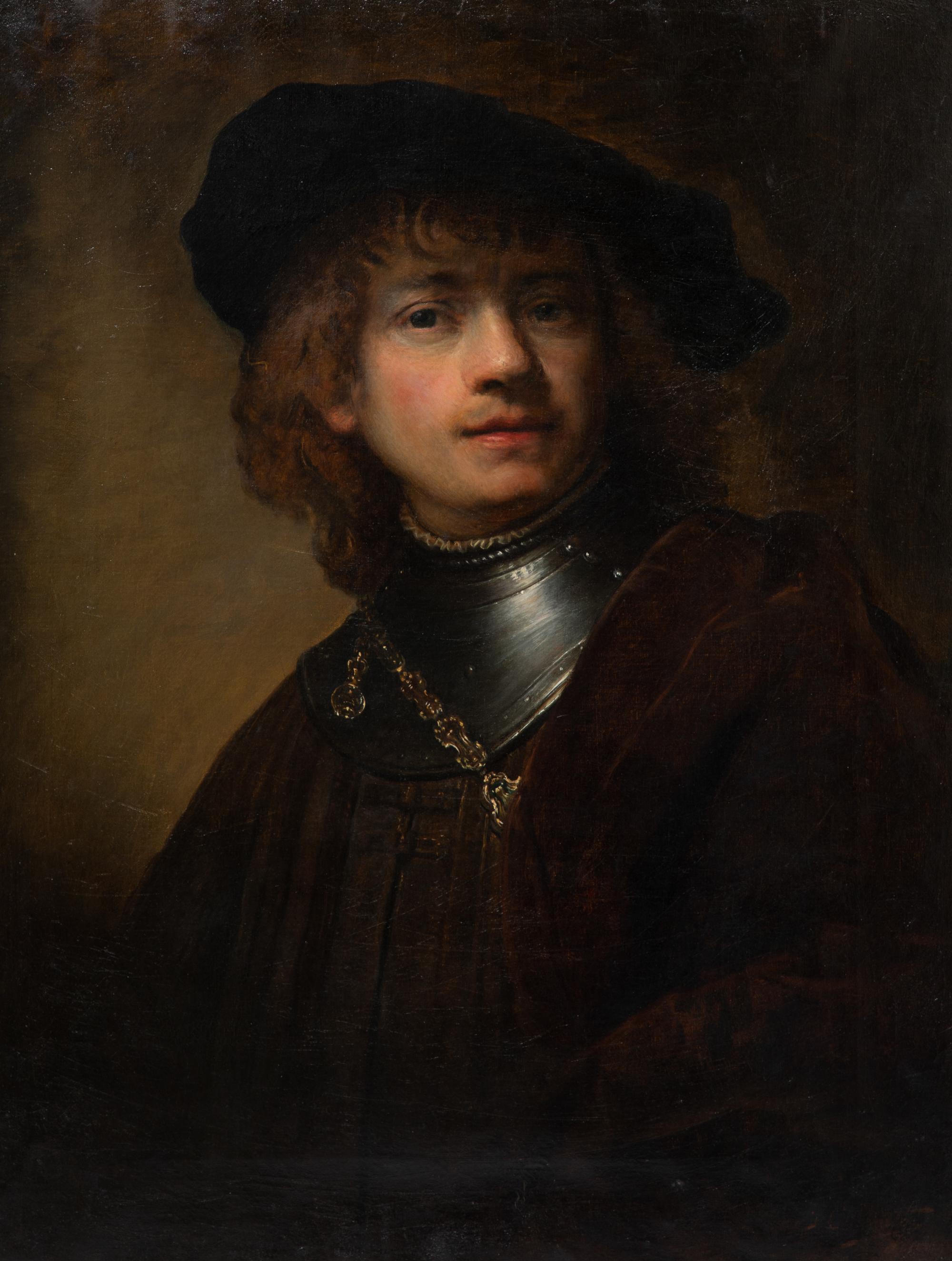 After Rembrandt Van Rijn, (19th Century), Self Portrait