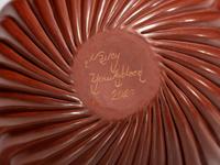 Redware Pottery Swirl Jar