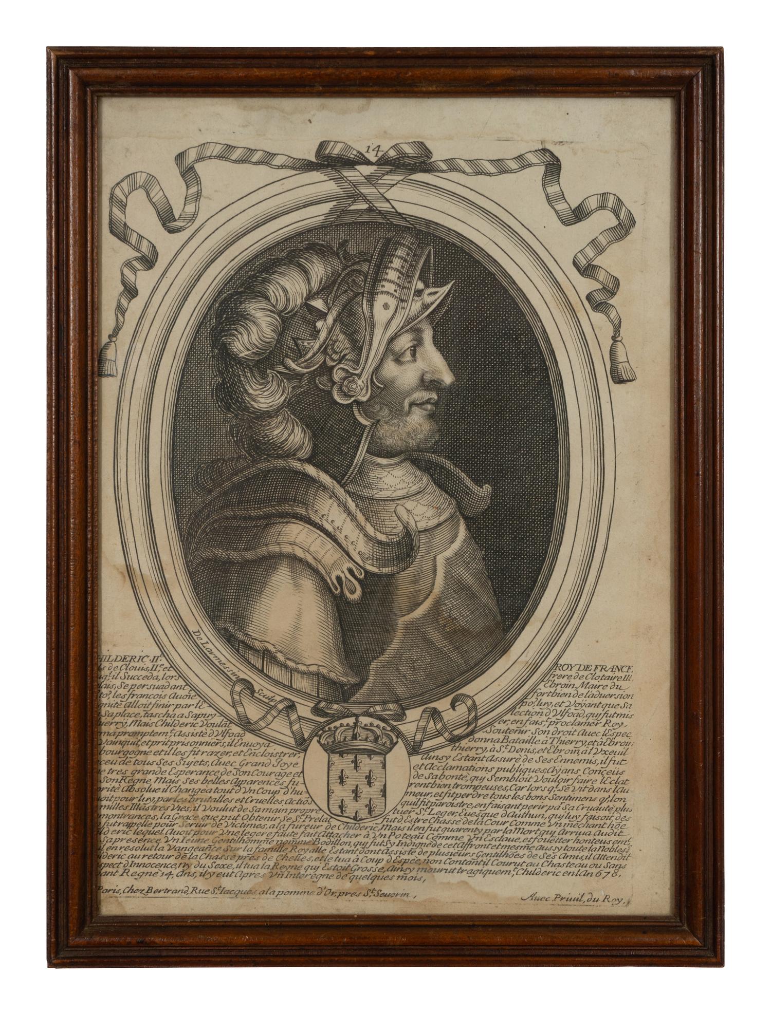 A Set of Twenty-Two Framed French Engravings