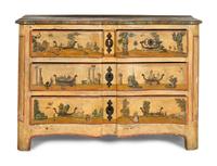 An Italian Lacca Povera Commode