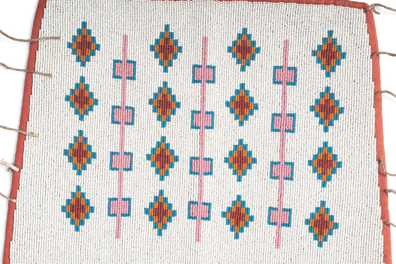 Northern Plains Beaded Hide Cuffs and Plains Cree Beaded Leggings