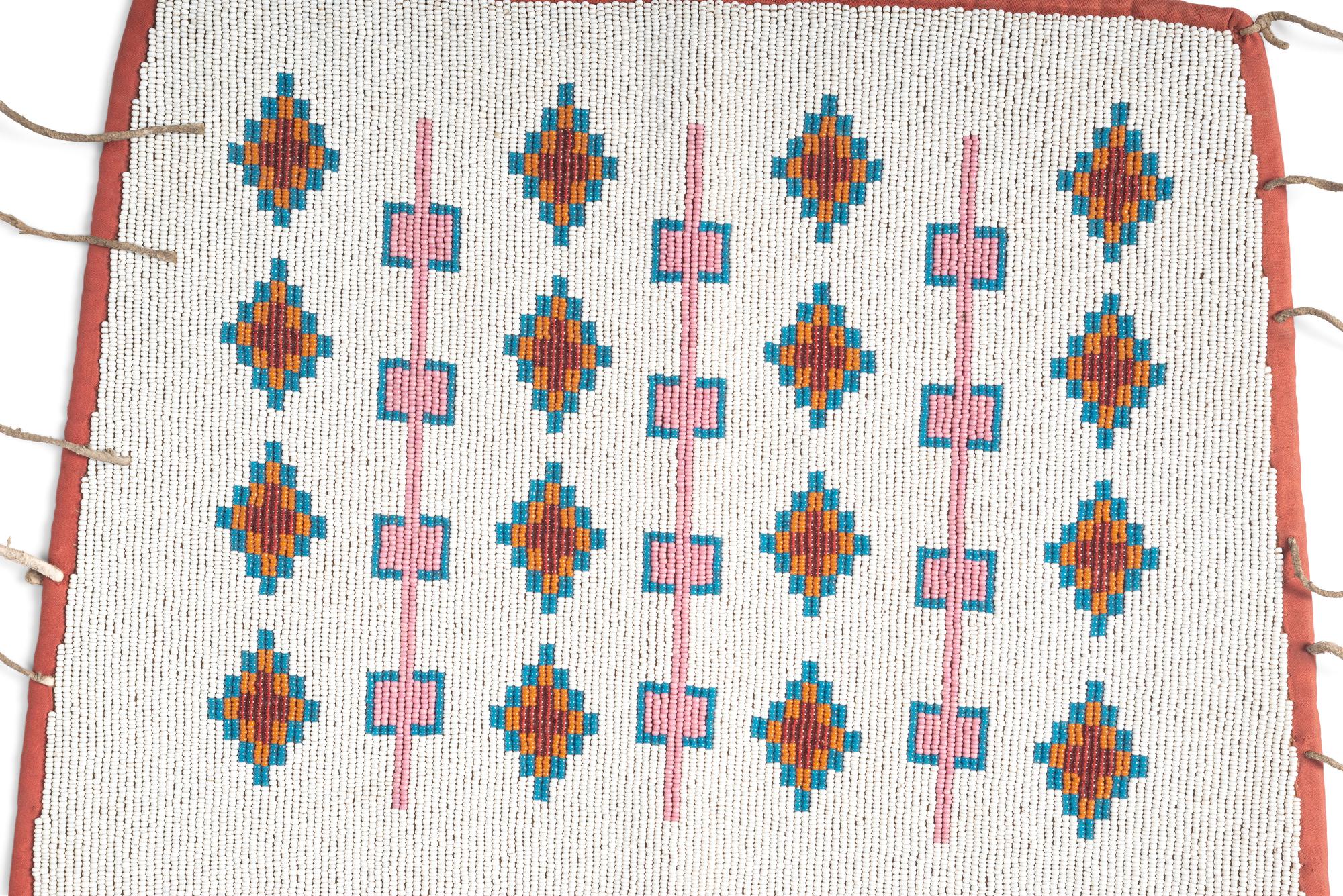 Northern Plains Beaded Hide Cuffs and Plains Cree Beaded Leggings