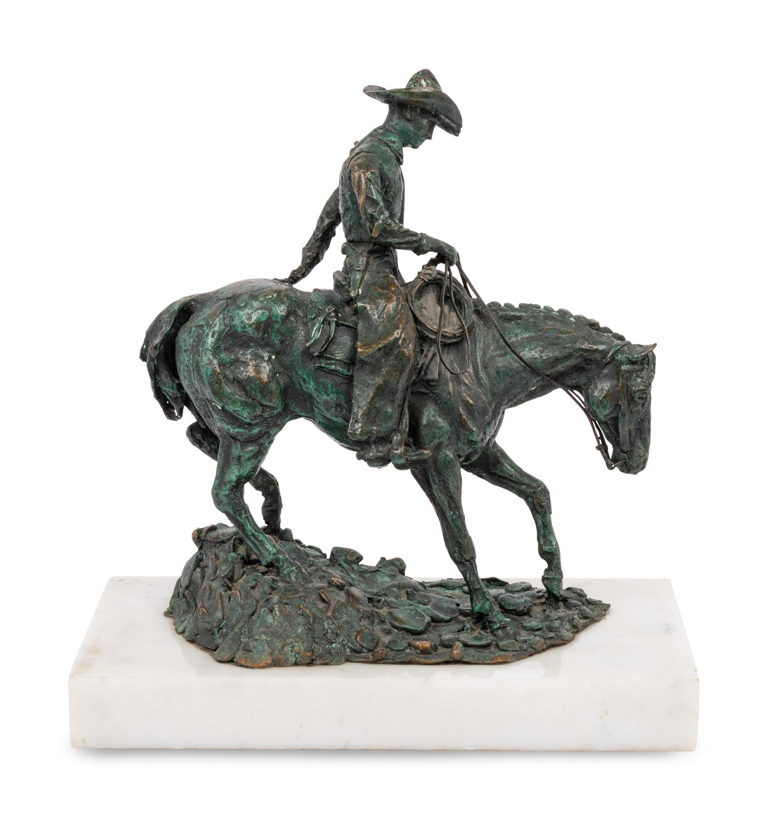 Cowboy on Horseback