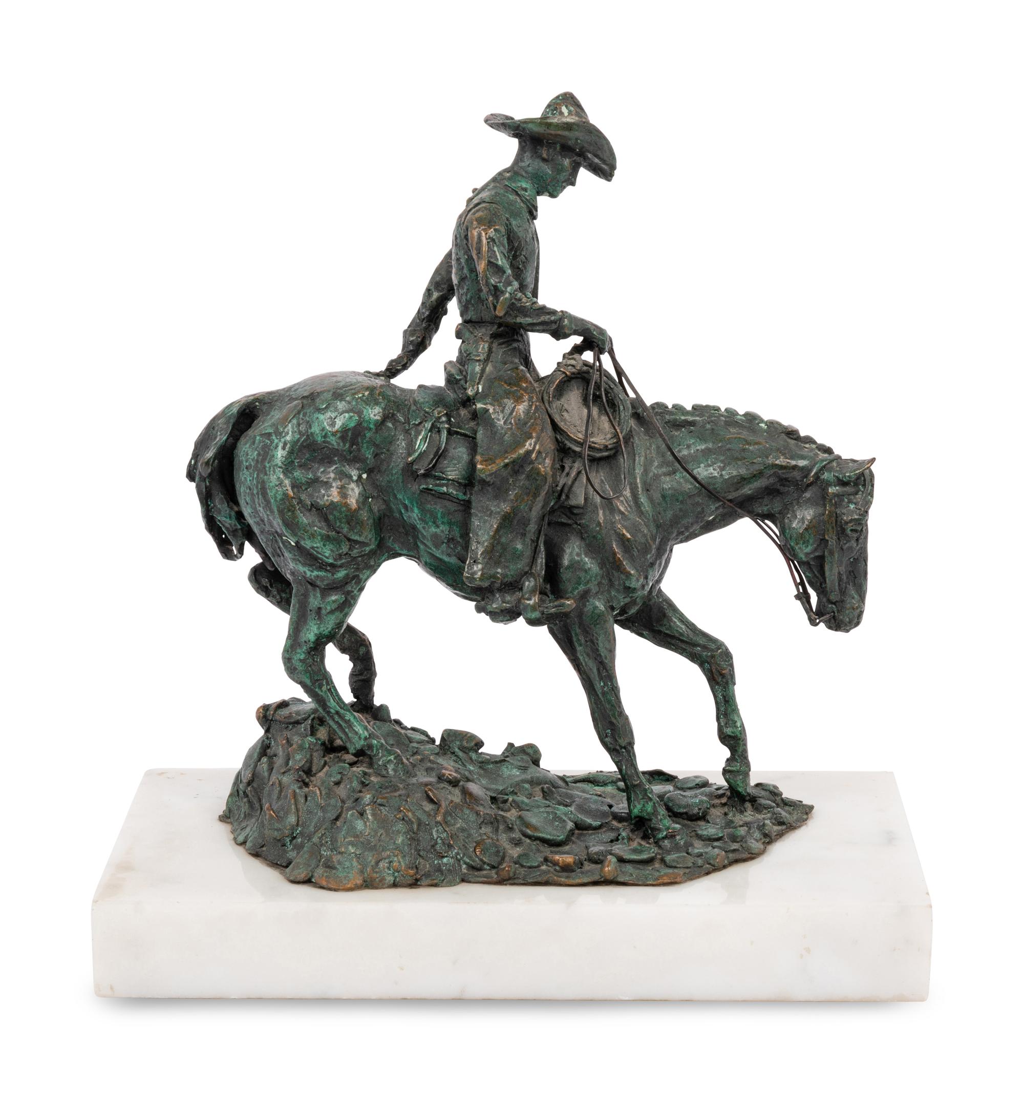 Cowboy on Horseback