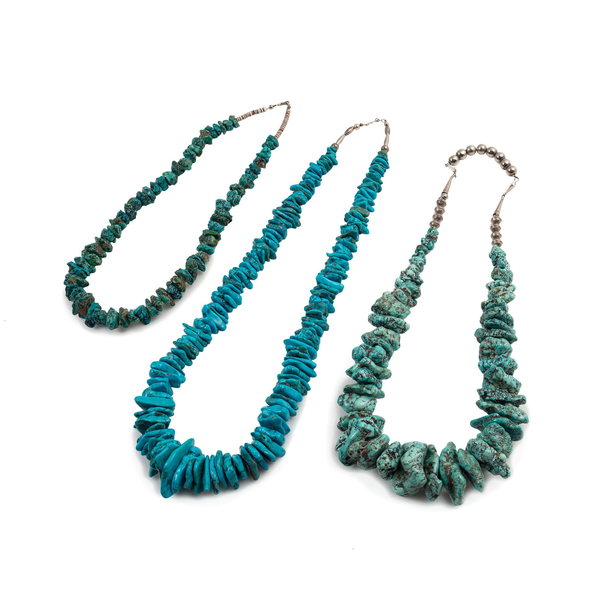 Southwestern-Style Turquoise Nugget Necklaces