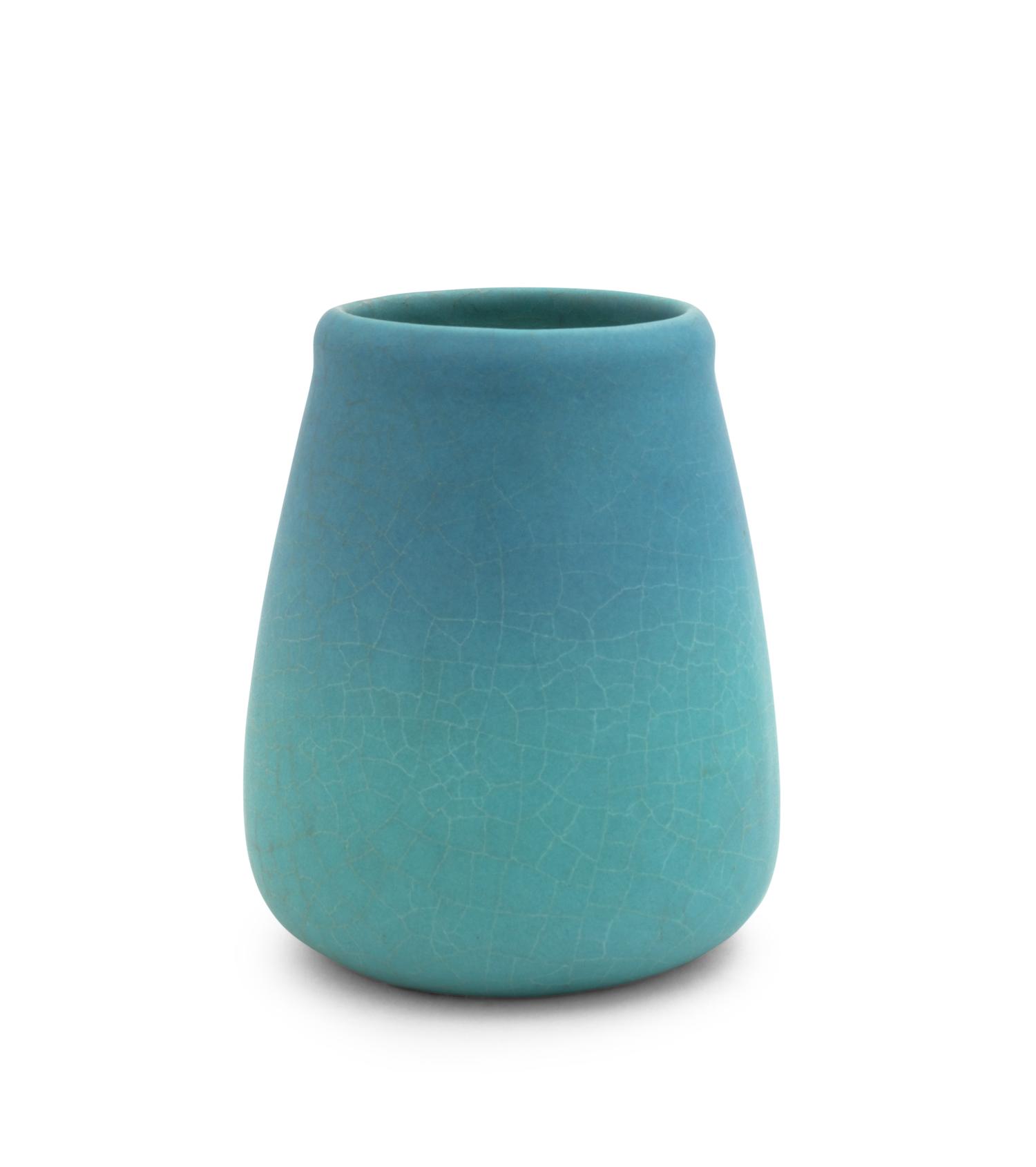 A Van Briggle Pottery Vase Height 5 inches.