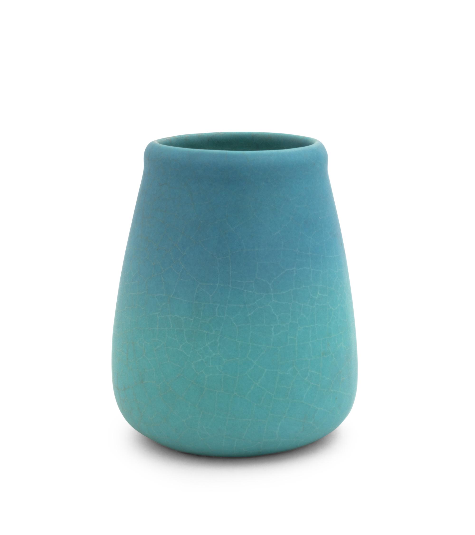 A Van Briggle Pottery Vase Height 5 inches.