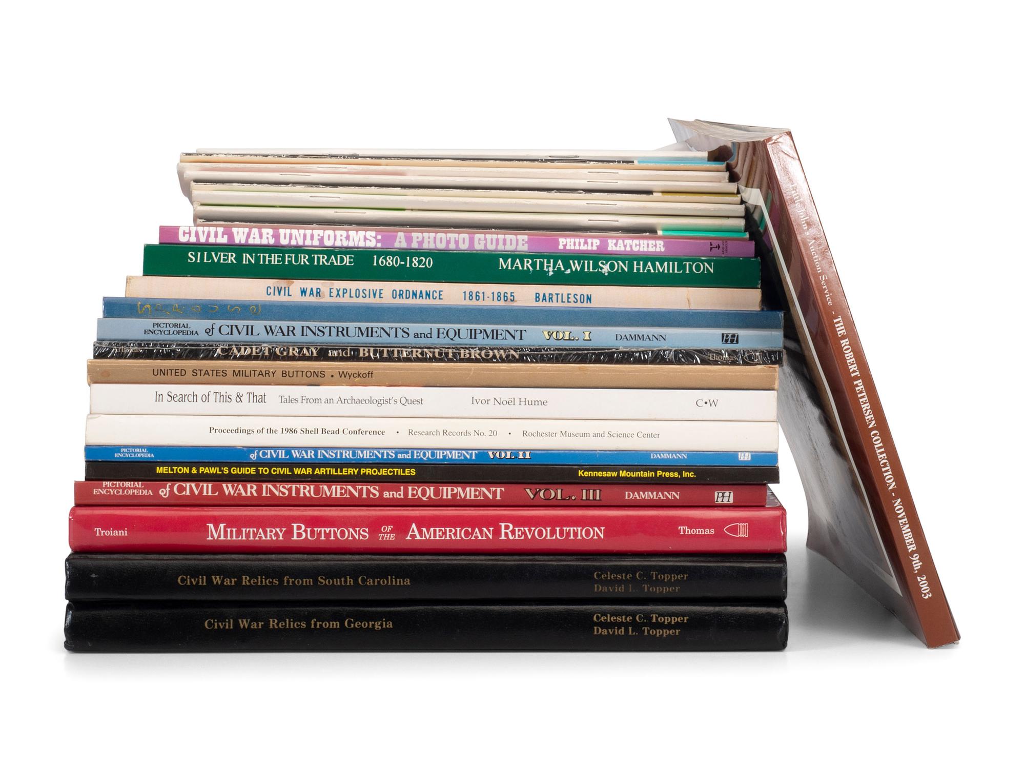 [MILITARIA & COLLECTIBLES]. Research library from the Estate of Carroll J. Delery III.