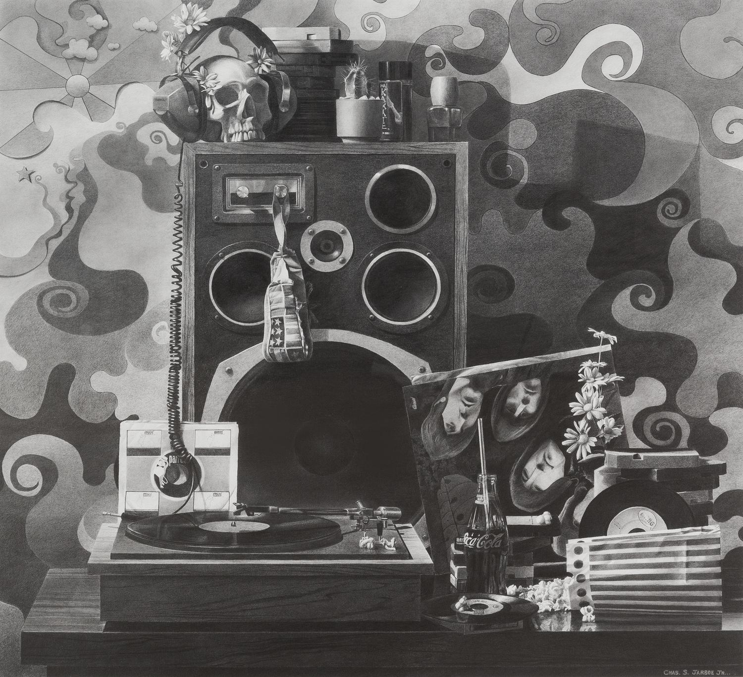 Charles Jarboe, (American, b. 1956), Records Player/Beatles, 2005