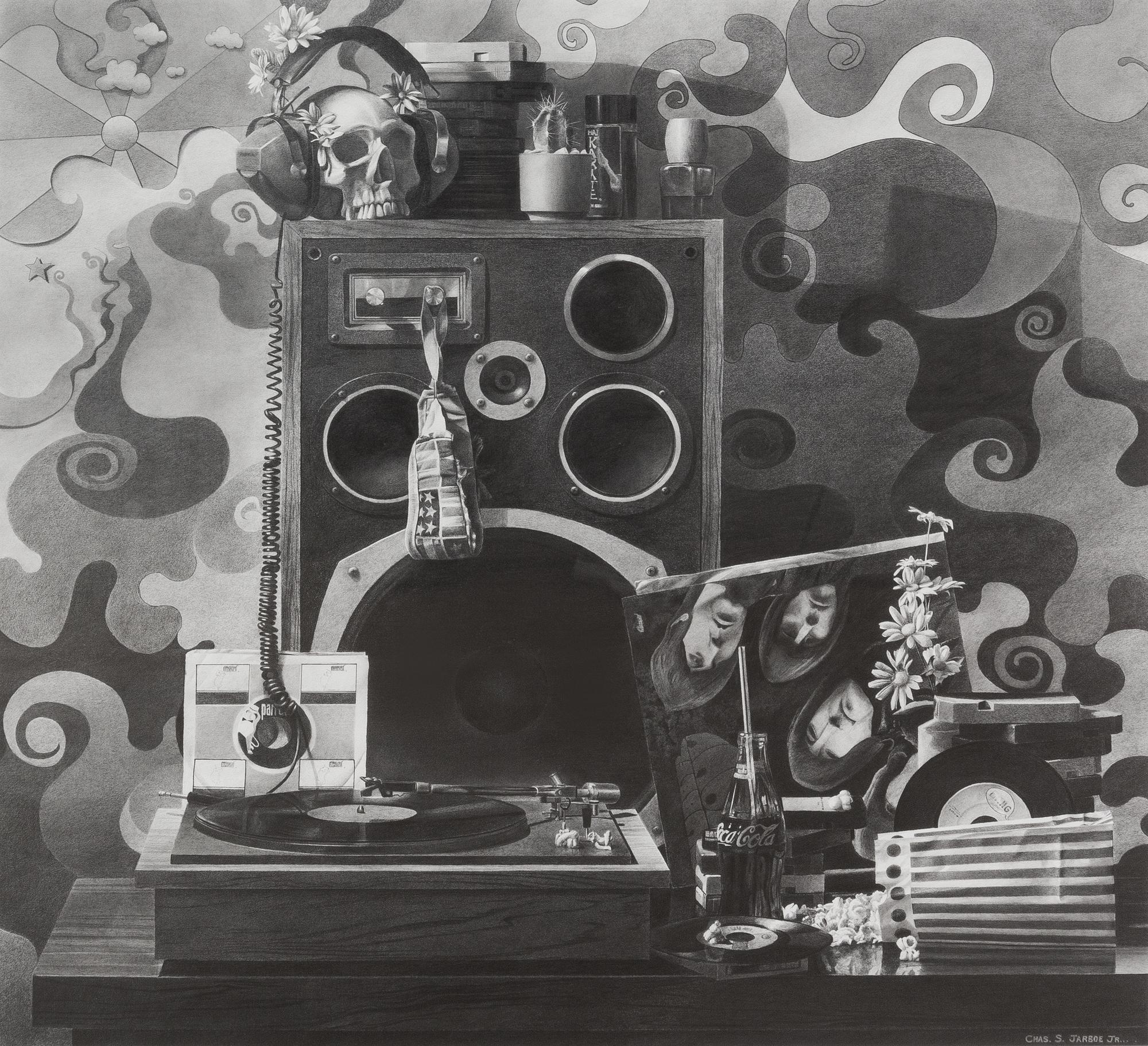 Charles Jarboe, (American, b. 1956), Records Player/Beatles, 2005