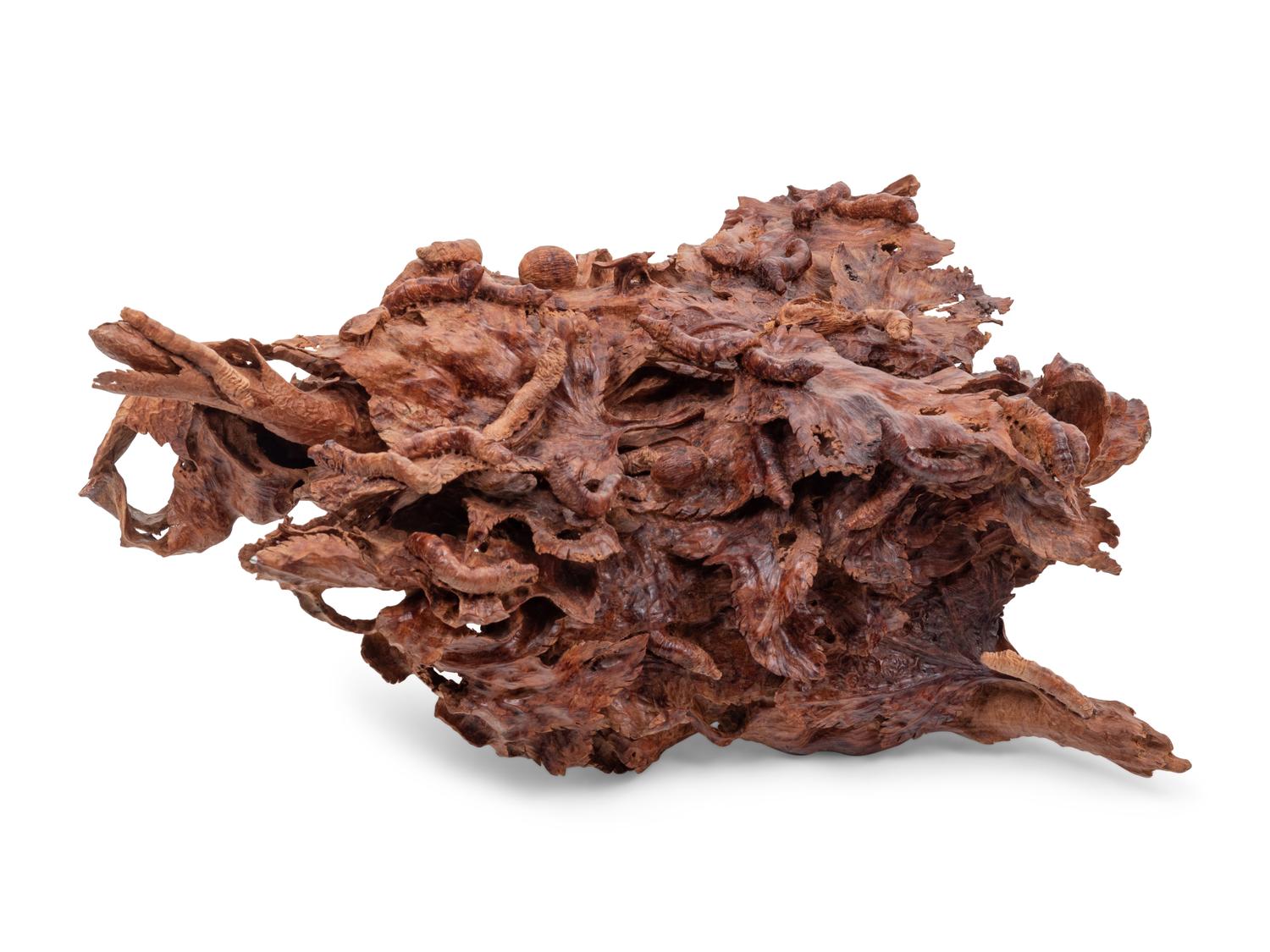 A Large Japanese Wood Okimono