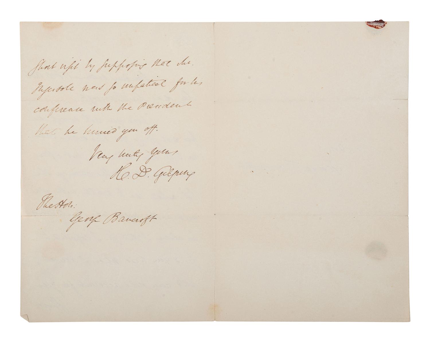 [ENSLAVEMENT & ABOLITION - AMISTAD]. A group of 5 ALsS from attorneys and others involved in the Amistad case, including Lewis TAPPAN, Roger BALDWIN, Henry GILPIN, and Theodore SEDGWICK.