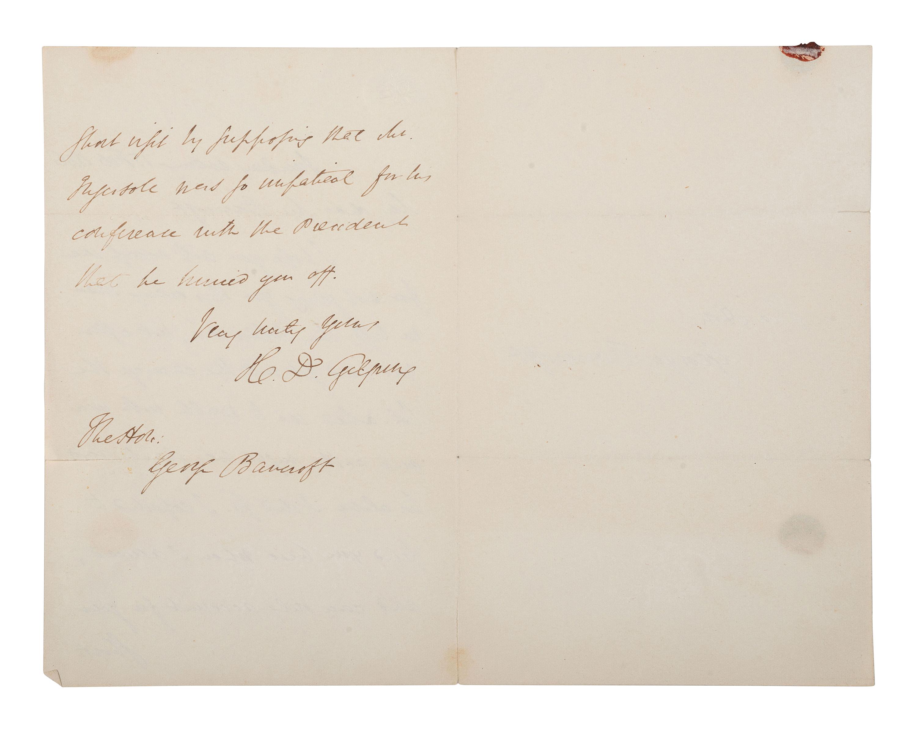 [ENSLAVEMENT & ABOLITION - AMISTAD]. A group of 5 ALsS from attorneys and others involved in the Amistad case, including Lewis TAPPAN, Roger BALDWIN, Henry GILPIN, and Theodore SEDGWICK.