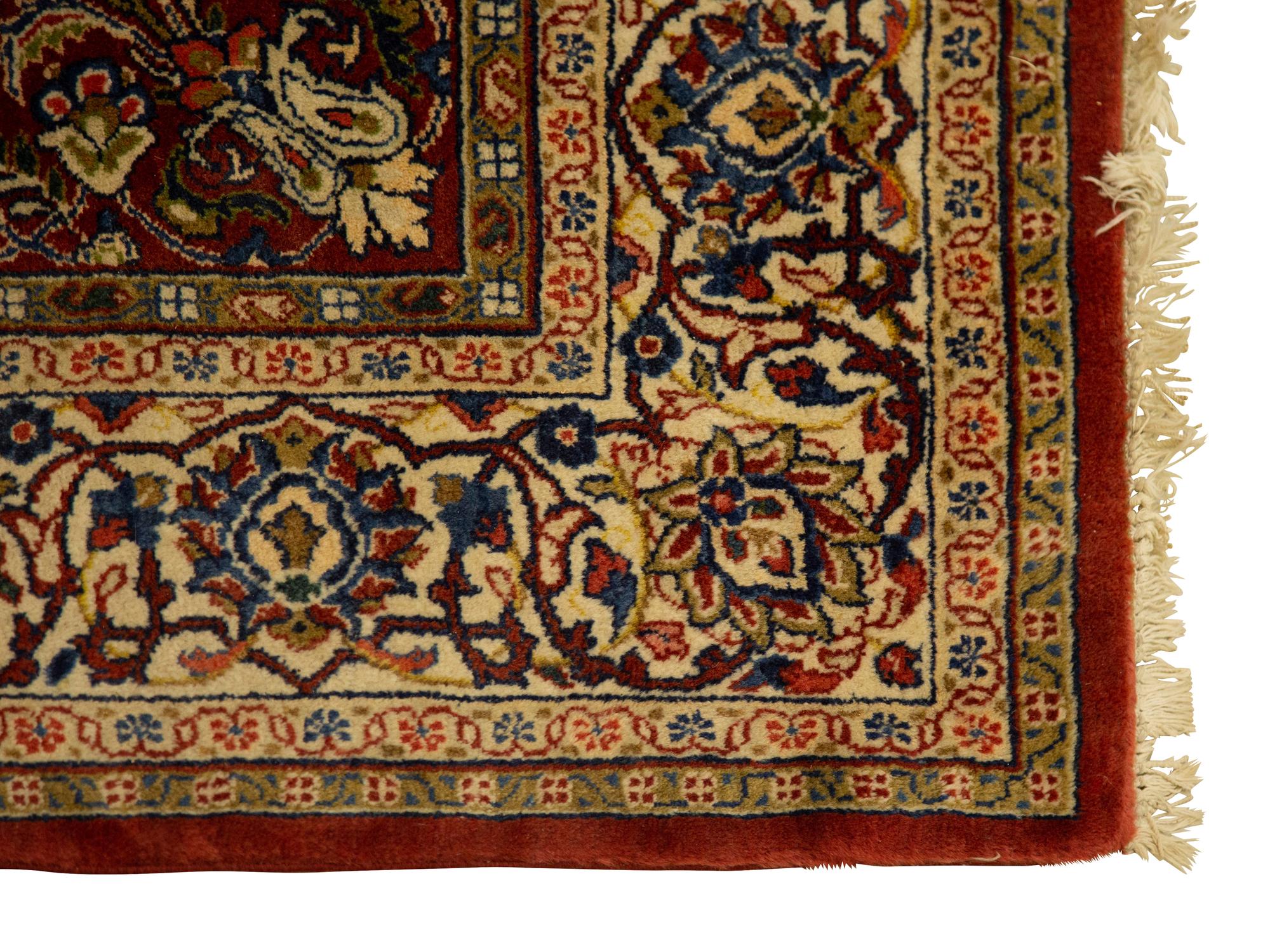 A Mahal Wool Rug — 20th Century