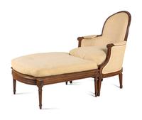 A Louis XVI Style Walnut Duchesse Brisée