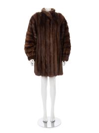 Natural Sable Fur 3/4 Coat