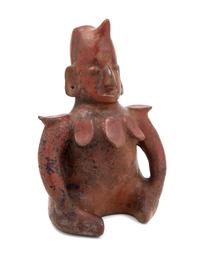 A Colima Pottery Figural Vessel