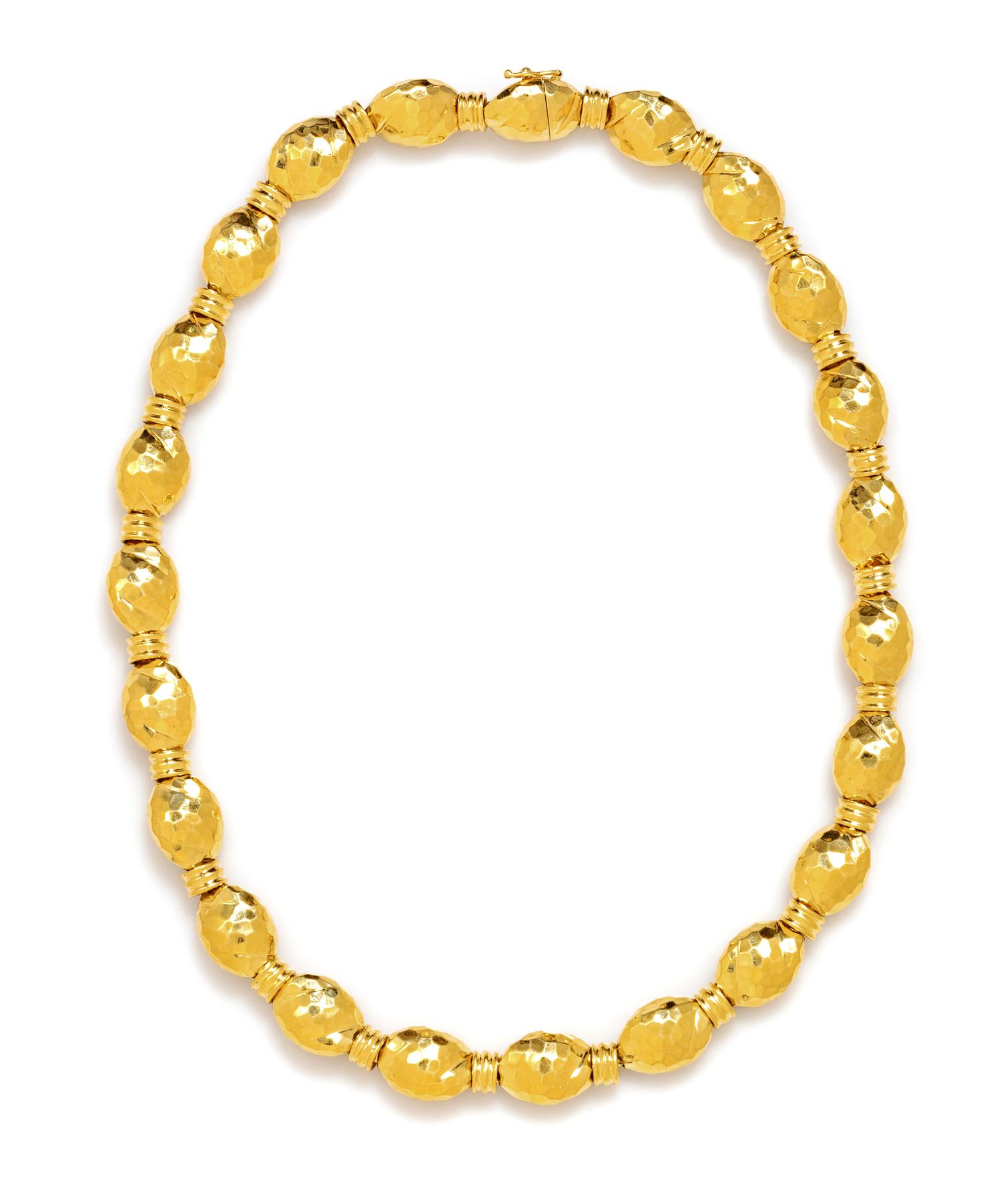An 18 Karat Yellow Gold Necklace, Henry Dunay, 45.00 dwts.