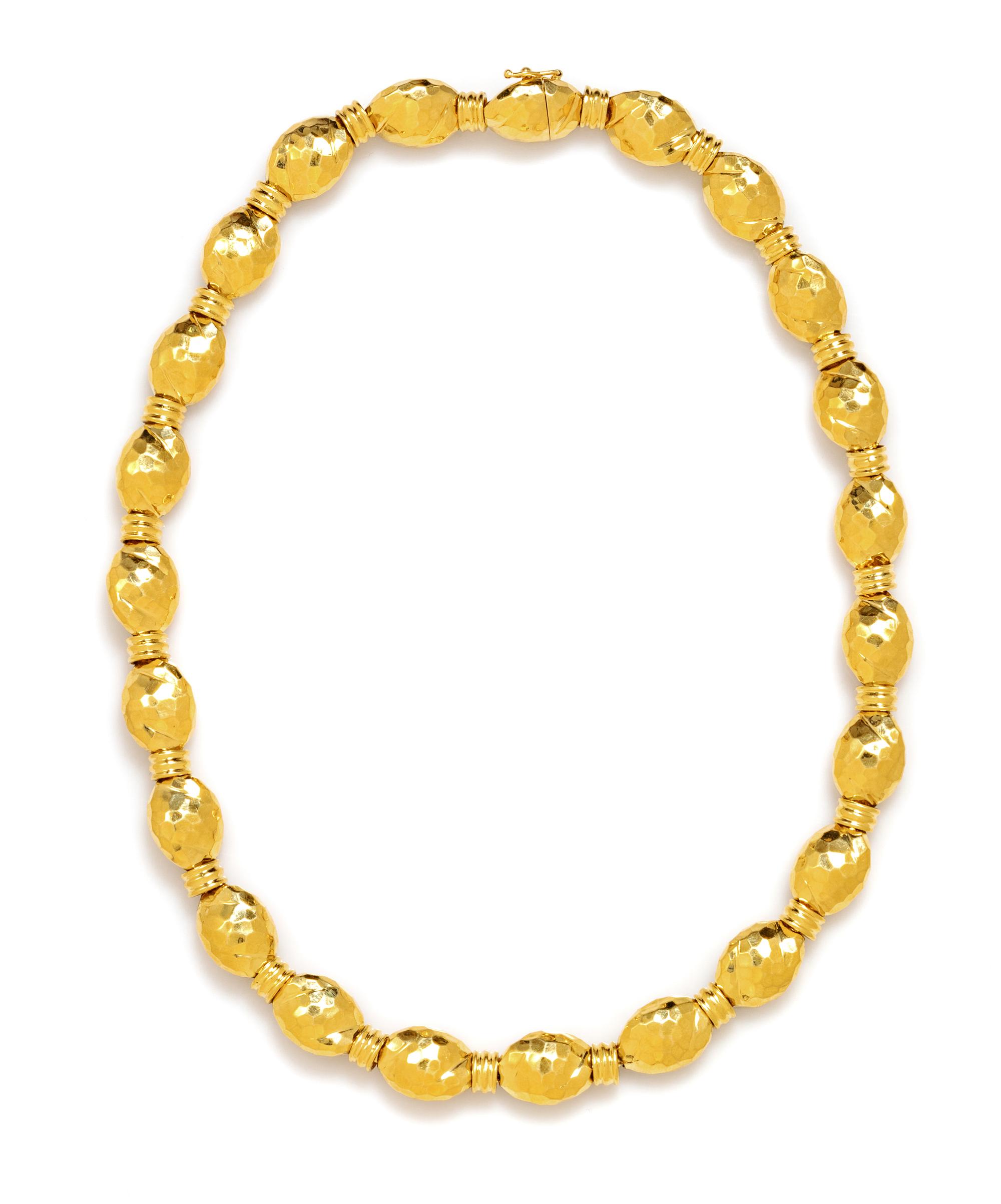 An 18 Karat Yellow Gold Necklace, Henry Dunay, 45.00 dwts.